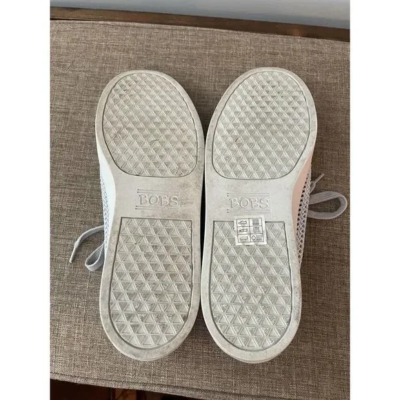 Bobs from Skechers Women Size 9 M Gray Fashion Sneakers Fabric 31896 Memory Foam - Picture 4 of 7